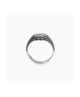 Anello chevalier ovale con borchie da uomo [e70e26fa]