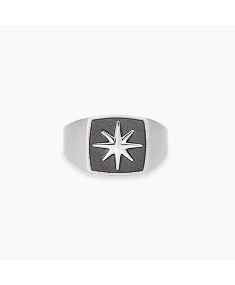Anello regolabile con rosa dei venti da uomo [367a1524]