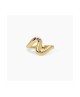 Anello wavy in argento dorato regolabile [2ac87723]
