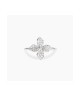 Anello in argento con fiore in zirconi [89b2082b]