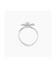 Anello in argento con fiore in zirconi [50944b26]