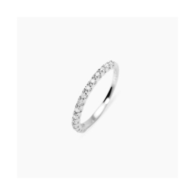Anello mezza veretta con diamanti lab-grown 0,27 carati [b15f384c]