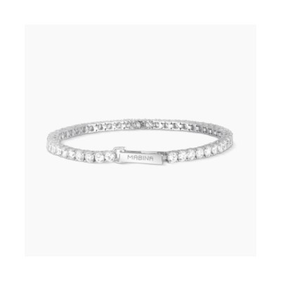 Bracciale tennis in zirconi bianchi [963ea60d]