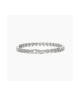 Bracciale in argento con zirconi a forma di fiore [cb401876]