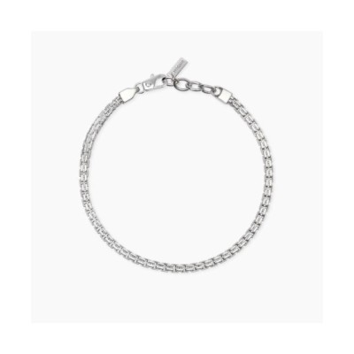Bracciale in argento con catena veneta [96328e9c]