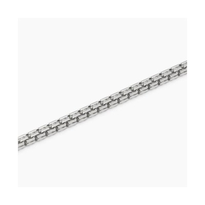 Bracciale in argento con catena veneta [4f14cd91]