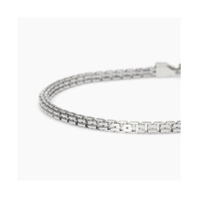 Bracciale in argento con catena veneta [f8090c95]