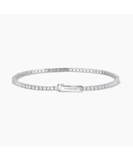 Bracciale tennis in argento con zirconi [200ce3a3]