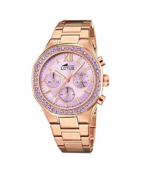 Lotus Orologio Acciaio Rosè Cronografo Quadrante Rosa - 18874/1 [c1387f33]