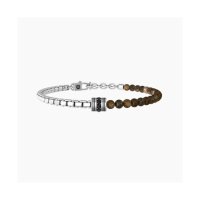 Bracciale uomo con catena e occhio di tigre - EQUILIBRIO - 732250 [dac13f40]
