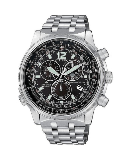 Orologio Citizen Uomo Collezione Radiocontrollato Crono Pilot Acciaio - CB5860-86E [9c1fc3dd]