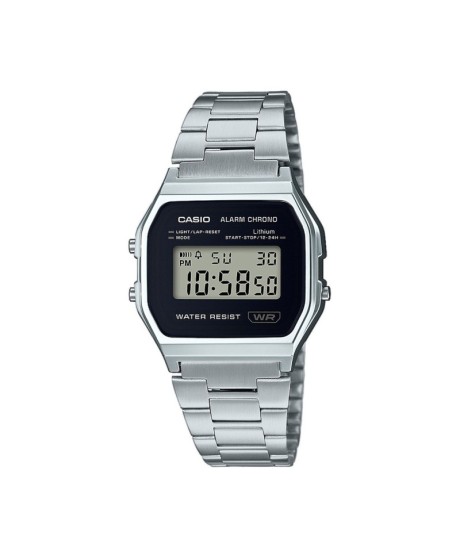 Casio Vintage Argentato/Acciaio Unisex - A158WEA-1EF [4099e1bf]