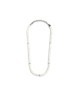 Collana con dischetti conchiglie bianche e turchesi 13CN045-W [5cc761ca]
