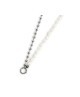 Collana perle fiume masticate con catena a sfere 13CO045-W [934b878f]