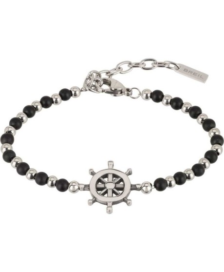 Bracciale con perline Uomo Breil Black Onyx TJ2408 [07e31a40]