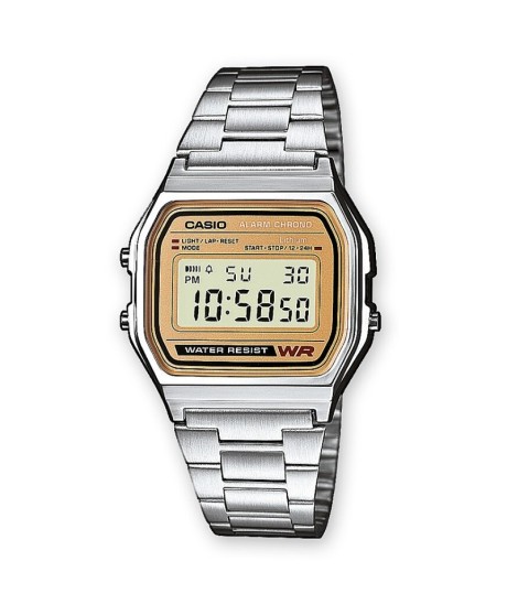Casio Vintage Argentato/Acciaio Unisex - A158WEA-9EF [469e08fe]