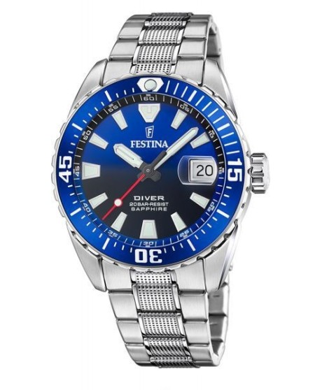 Orologio Festina solo tempo Uomo Quartz Diver - F20669/1 [3ea010e5]