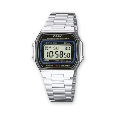 Casio Vintage Argentato/Acciaio Unisex - A164WA-1VES [962658f8]