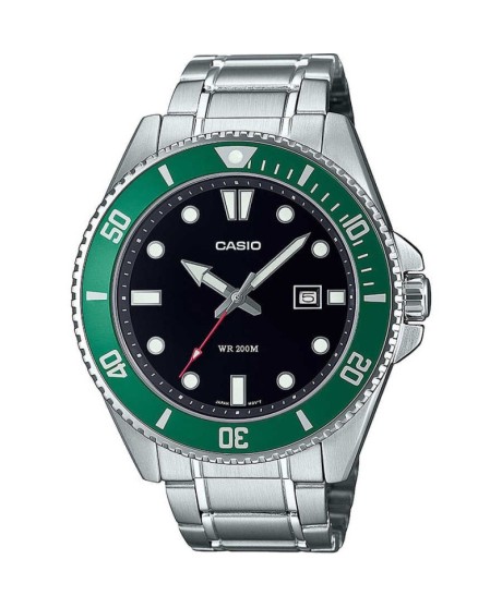 Casio Collection Argentato/Acciaio Orologio Uomo MDV-107D-3AVEF [4dc85981]