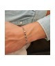 BRACCIALE UOMO IN ACCIAIO E RADICE DI SMERALDO TJ3647 [a37591b7]