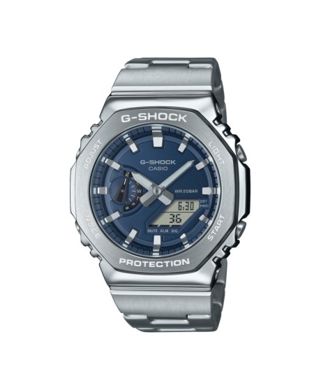 Orologio G-Shock Argentato/Acciaio Multifunzione Uomo GM-2110D-2BER [02890440]