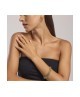 Orecchini dorati tubogas con zirconi 861005 [a5f4df70]