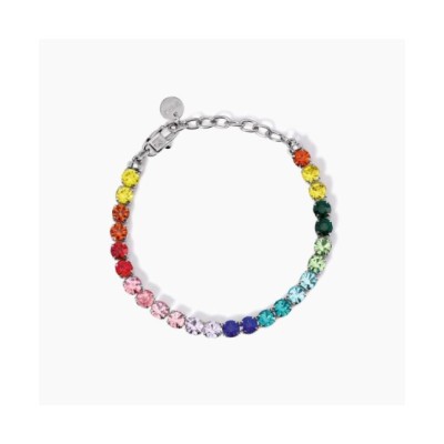 Bracciale tennis cristalli multicolor 831024 [c08395b6]