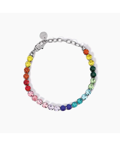 Bracciale tennis cristalli multicolor 831024 [c08395b6]