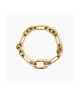 Bracciale dorato maglie alternate 831036 [79404969]