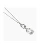 Girocollo con cristalli bianchi pendenti 851003 [84a7f5a5]