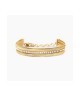Bracciale dorato con doppia catena e tennis 831013 [3b76e9d3]