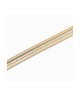 Bracciale dorato con doppia catena e tennis 831013 [e250aade]