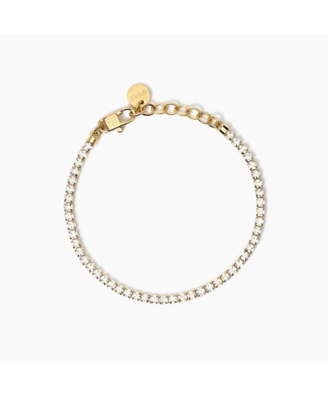 Bracciale tennis dorato con cristalli 831019 [0d4b9dde]
