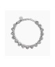 Bracciale con cuori effetto martellato 831008 [3d7d2803]