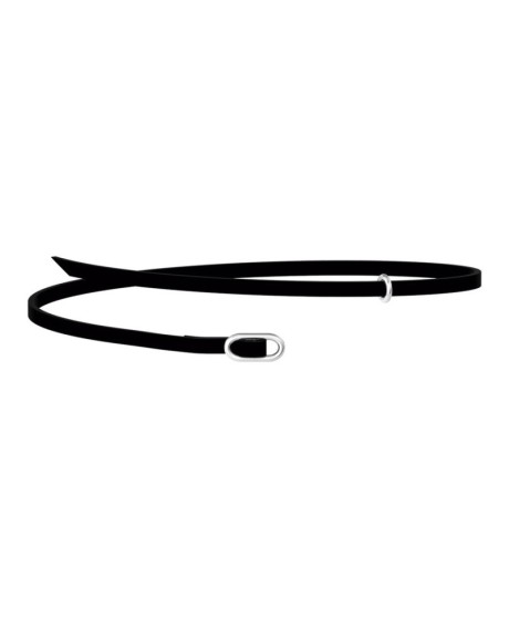 Choker-bracciale componibile in camoscio nero 751233 [d62af308]