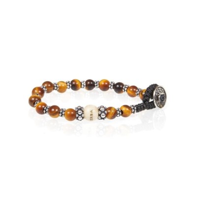 Bracciale Unisex Cordoncino GERBA LAB063 con Pietre Naturali e Chiusura Cappio [0753dffd]