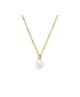 Collana catena grumetta con sfere e perla irregolare pendente 33CN0035G-W [e489fbb5]