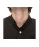 Collana catena grumetta con sfere e perla irregolare pendente 33CN0035G-W [8ab279bc]