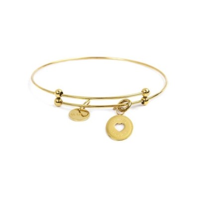 Bracciale rigido con pendente sempre insieme [a47acf6d]