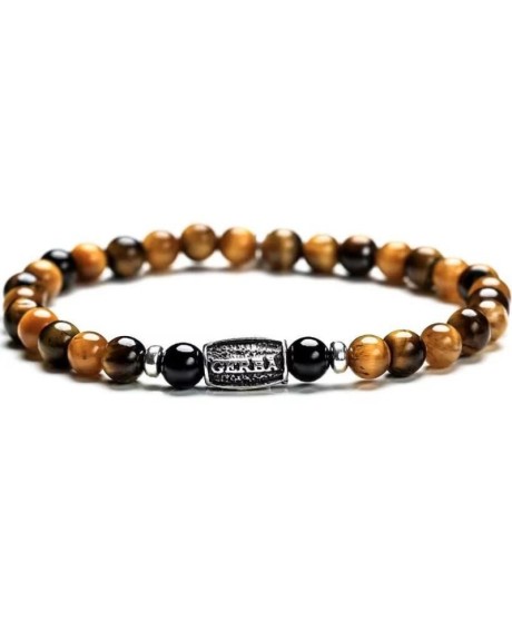 Bracciale da Uomo elastico Gerba Tiger Eye GE/242 [431807d2]