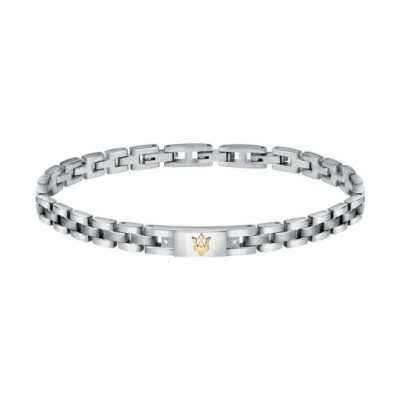 Bracciale Catena Uomo Argento 925 gioiello Maserati JM221ATY04 [76c97728]
