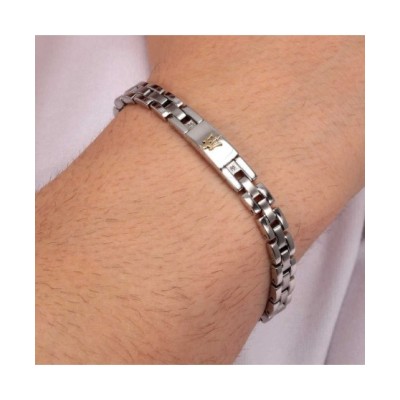 Bracciale Catena Uomo Argento 925 gioiello Maserati JM221ATY04 [18f2f521]