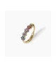 Anello regolabile dorato a fiore multicolor FIOR FIORE 523247 [6bfbe773]