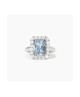 Anello in argento con acquamarina sintetica DESIDERIO INFINITO 523367 [518f728f]