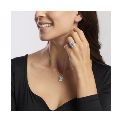 Anello in argento con acquamarina sintetica DESIDERIO INFINITO 523367 [3ae4b798]