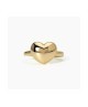 Anello chevalier con cuore in argento dorato DON'T SAY LOVE 523380 [12347cb3]