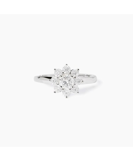 Anello con fiore in zirconi Eden 523444 [1579e2ca]