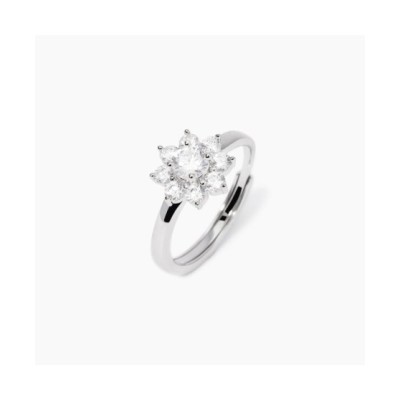 Anello con fiore in zirconi Eden 523444 [0e320743]
