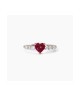 Anello Donna con rubino sintetico e zirconi Rouge 523407 [99c07eb4]