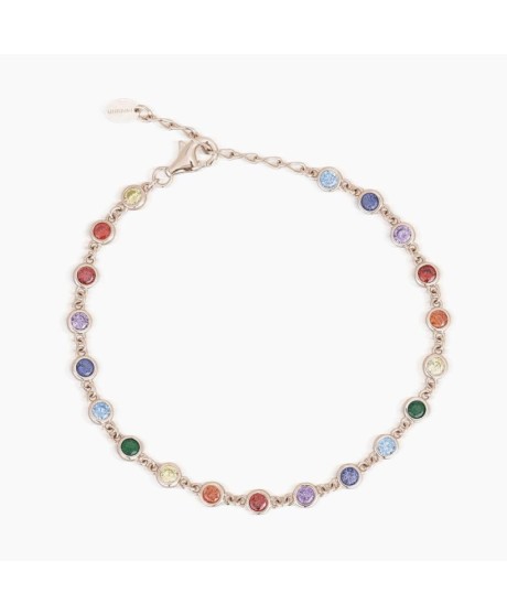 Bracciale rosato punti luce multicolor RAINBOW 533331 [e0da6e64]